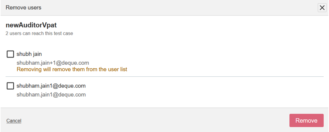 Remove Users