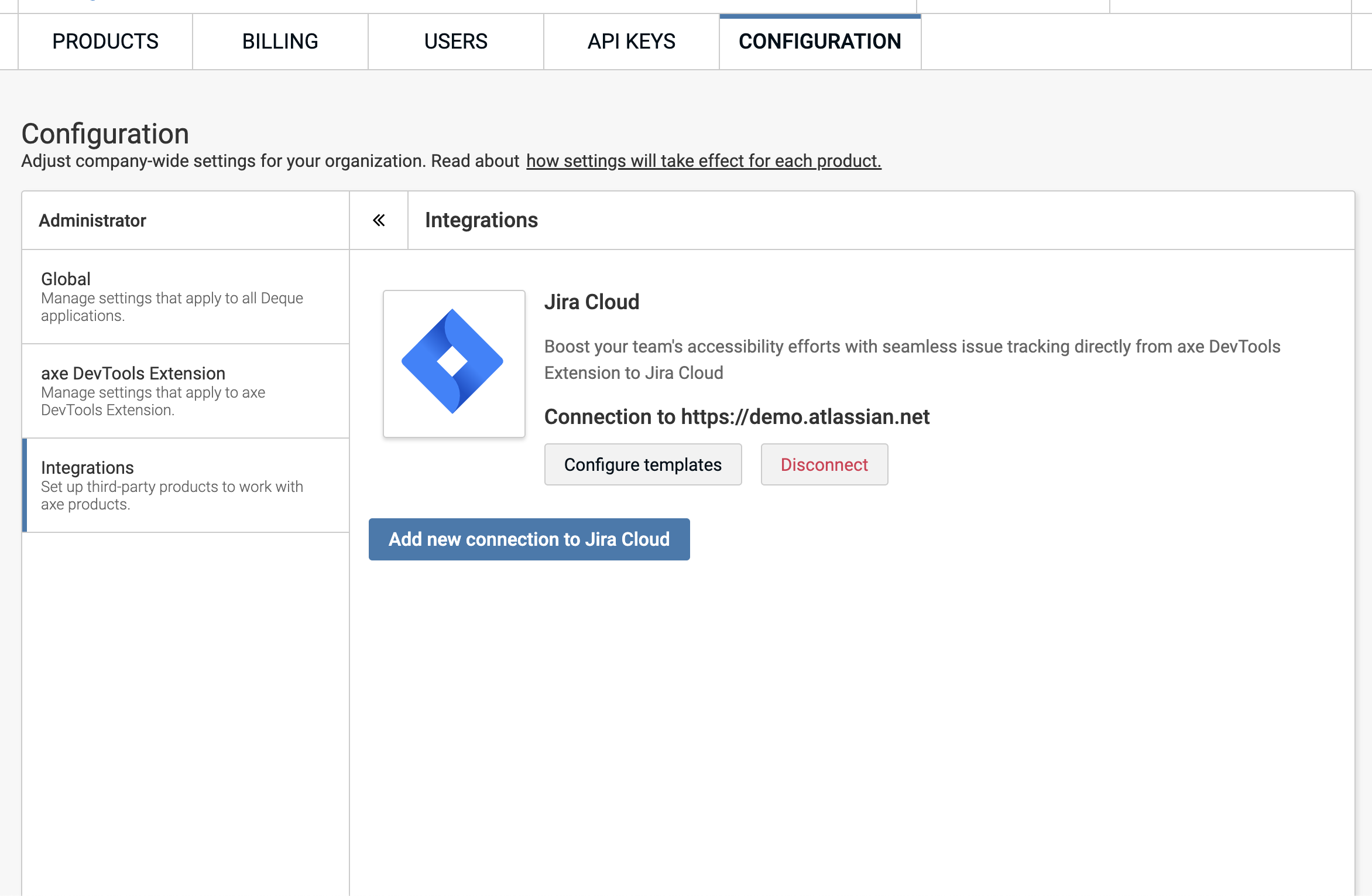 Screenshot of "Successfully connected to Jira" message