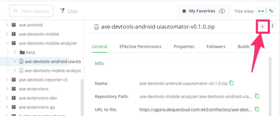 Screenshot of the Agora website with URL button highlighted in pink.