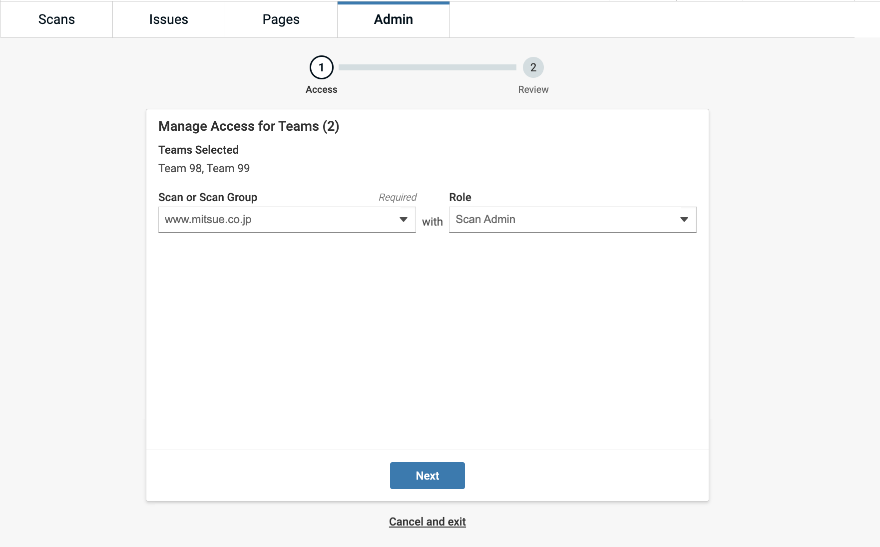 Gérer l'accès pour les équipes
