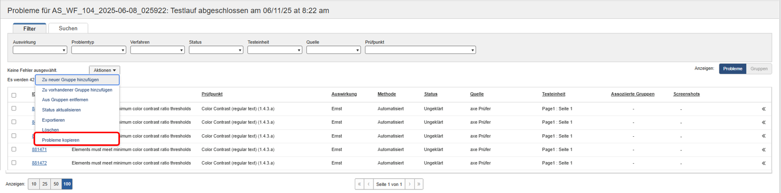 Dropdown Kopiëren Problemen