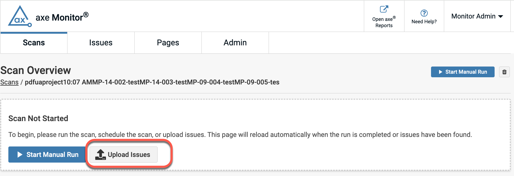 Subiendo incidencias