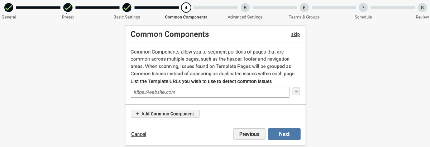 Add Common Component
