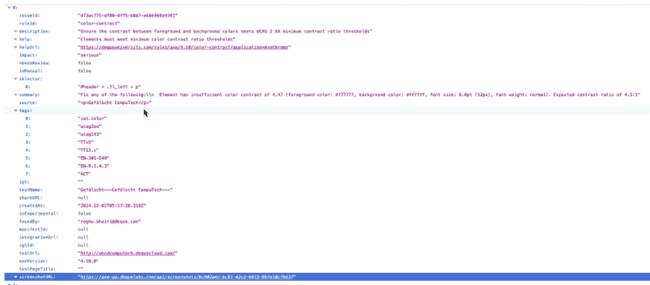 File JSON di esempio