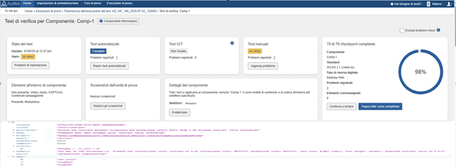 Importa schermata con problemi