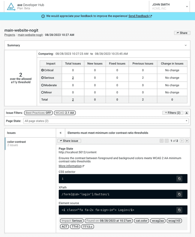 Screenshot of a Gitless project's issues page.