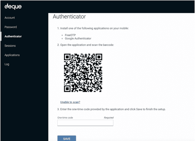 Authenticator