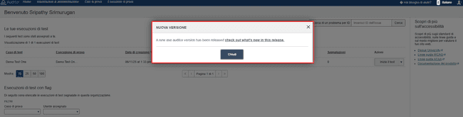 Notifiche di rilascio