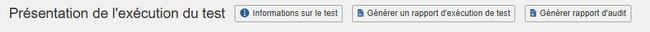 Exemple du bouton Mettre à jour axe Reports