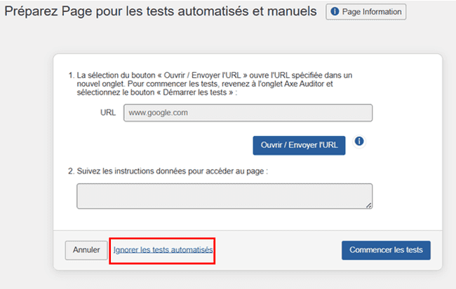 Skip Automated Testing
