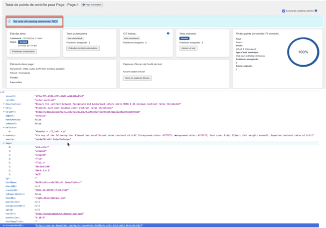 Exemple de fichier JSON