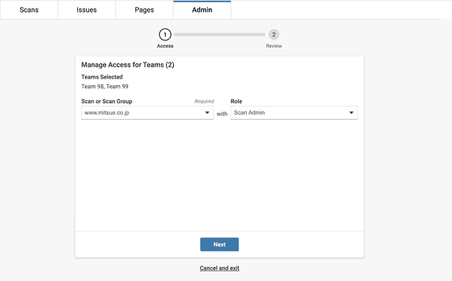 Manage Access for Teams