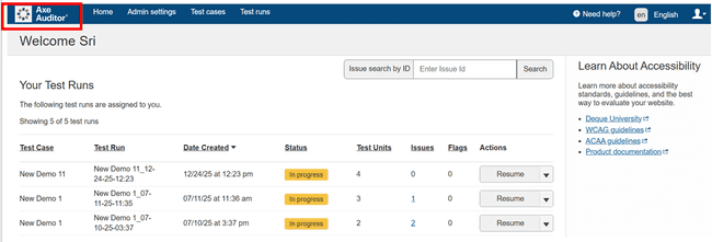 New Axe Auditor Logo