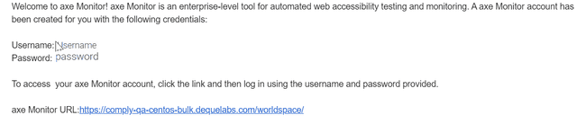 example of clicking validation link within invitation email