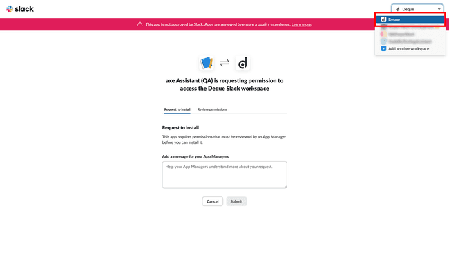 Slack Installation