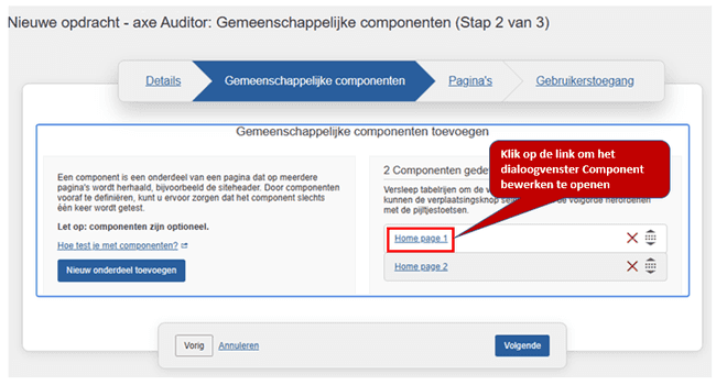 Bewerkingscomponentkoppeling