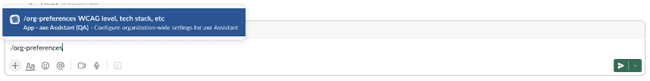 axe Assistant Chatbot Description box