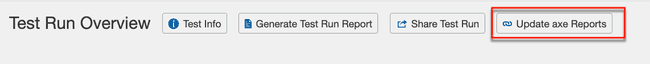 Example of the Update axe Reports button